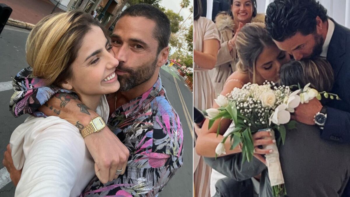 Michelle Renaud y Matías Novoa