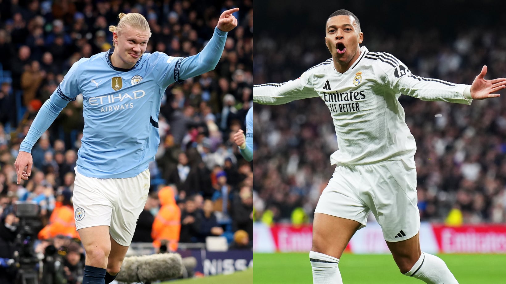Manchester City y Real Madrid protagonizarán el cruce más vibrante de los playoffs.