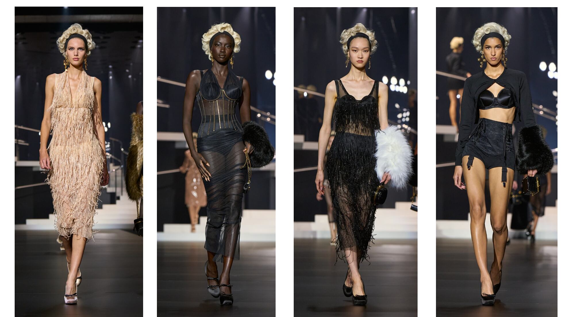 Dolce&Gabbana captura la esencia de la diva italiana a través de diseños sensuales, sofisticados y llenos de glamour