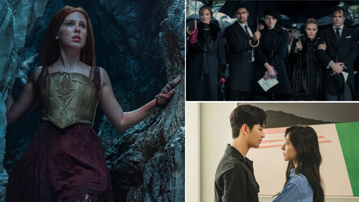 Escenas de Damsel, Los caballeros y La reina de las lágrimas