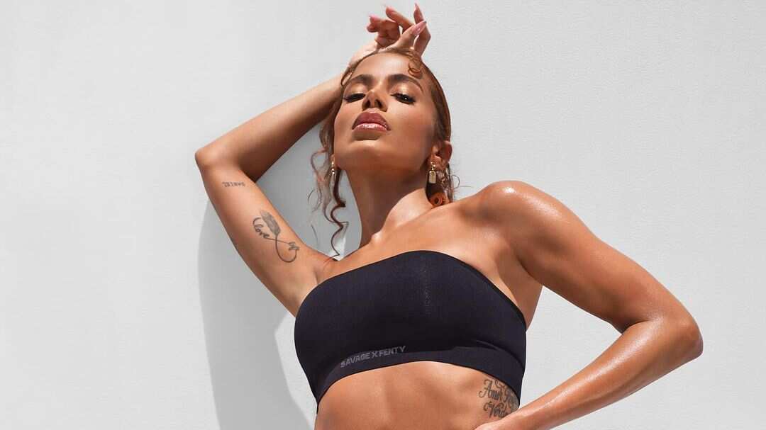 Anitta realizou campanha para marca de lingerie de SAVAGE X FENTY BY RIHANNA