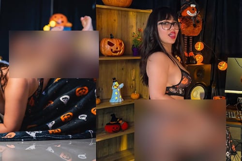 Robertita, modelo de Es Show, comparte fotos con sexy pijama de Halloween
