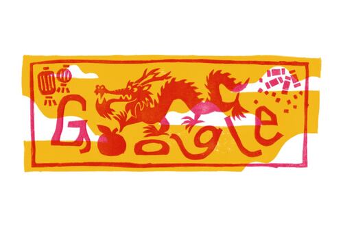 Google celebra el Año Nuevo Chino con un Doodle del mitológico dragón