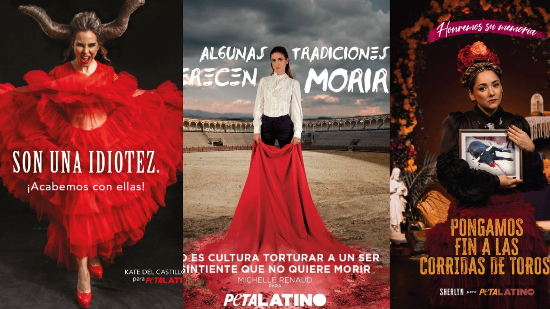 Kate del Castillo, Sherlyn y más celebridades levantan la voz contra las corridas de toros en CDMX