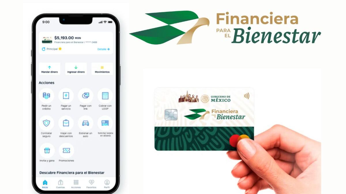 Tarjeta Financiera para el Bienestar para el envío de remesas se envía a la puerta de tu casa.