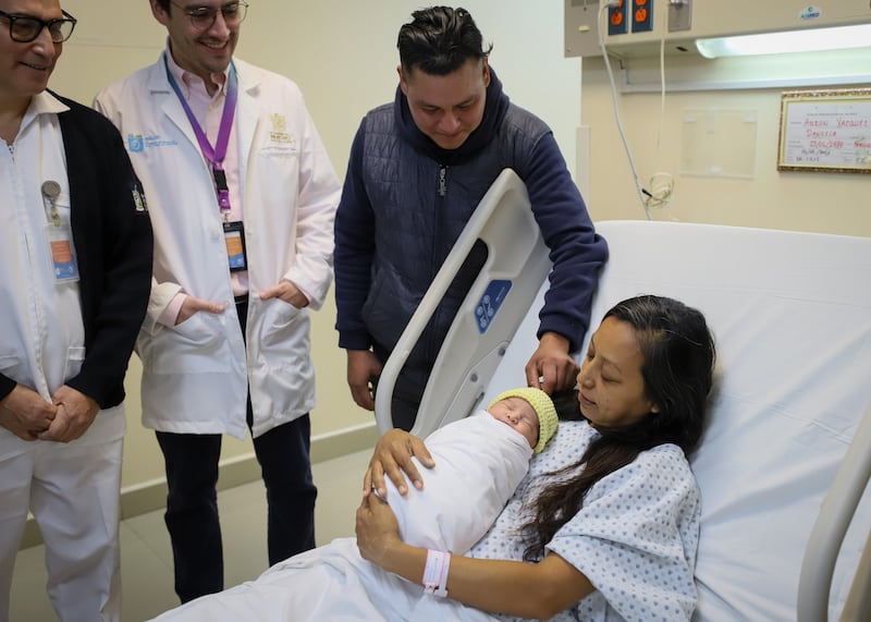 El nacimiento se registró a las 00:20 de este 1 de enero del 2026