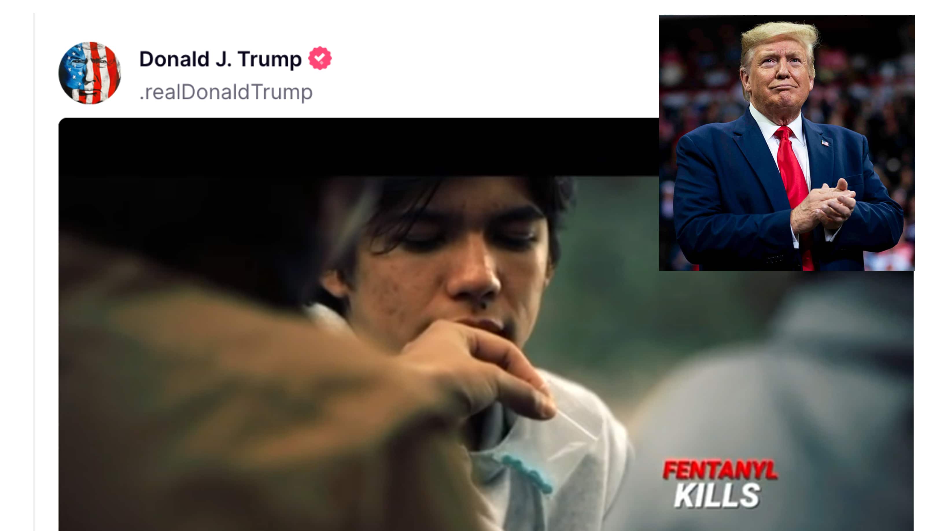 Donald Trump campaña fentanilo