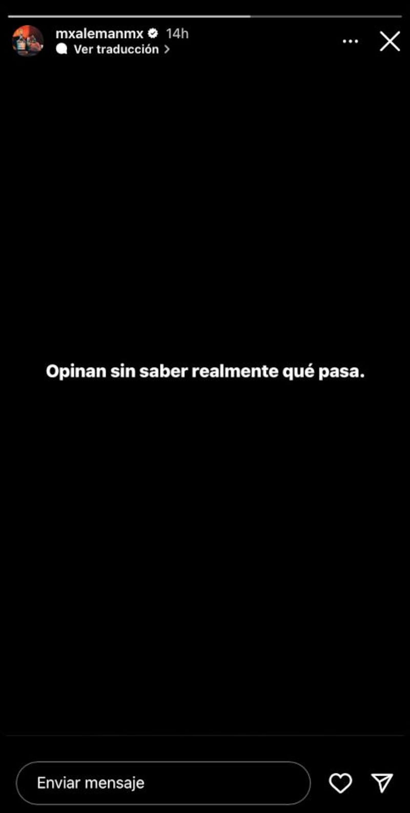 Alemán reacciona a las acusaciones de Akasha