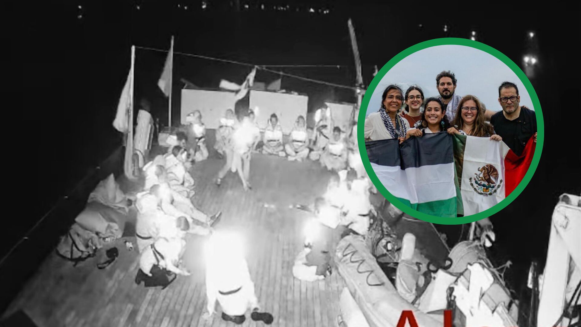 Funcionarios de la Embajada de México acudieron al puerto de Ashdod para supervisar directamente las condiciones de los connacionales detenidos.