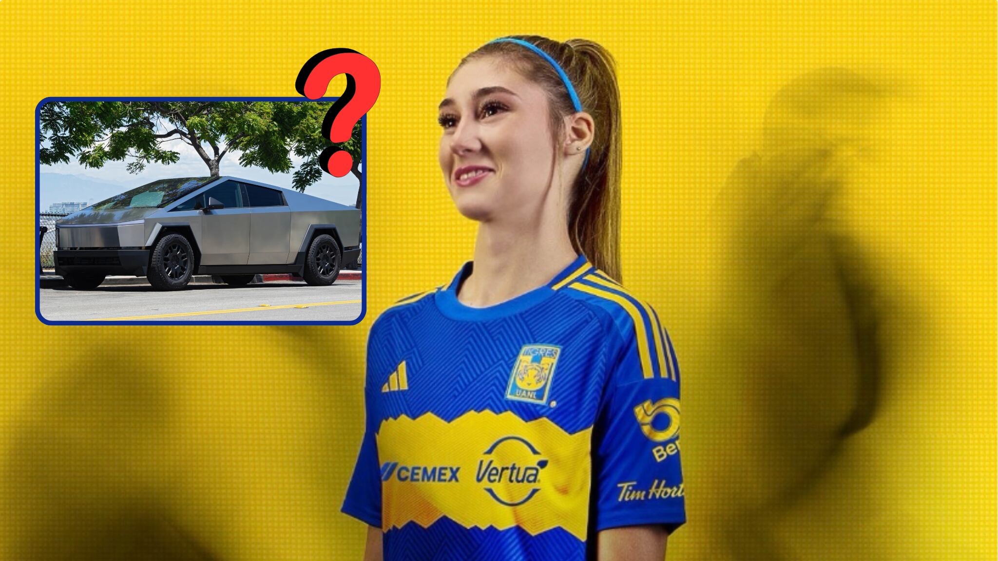 Tatiana muestra via instagram su nueva camioneta de Tesla