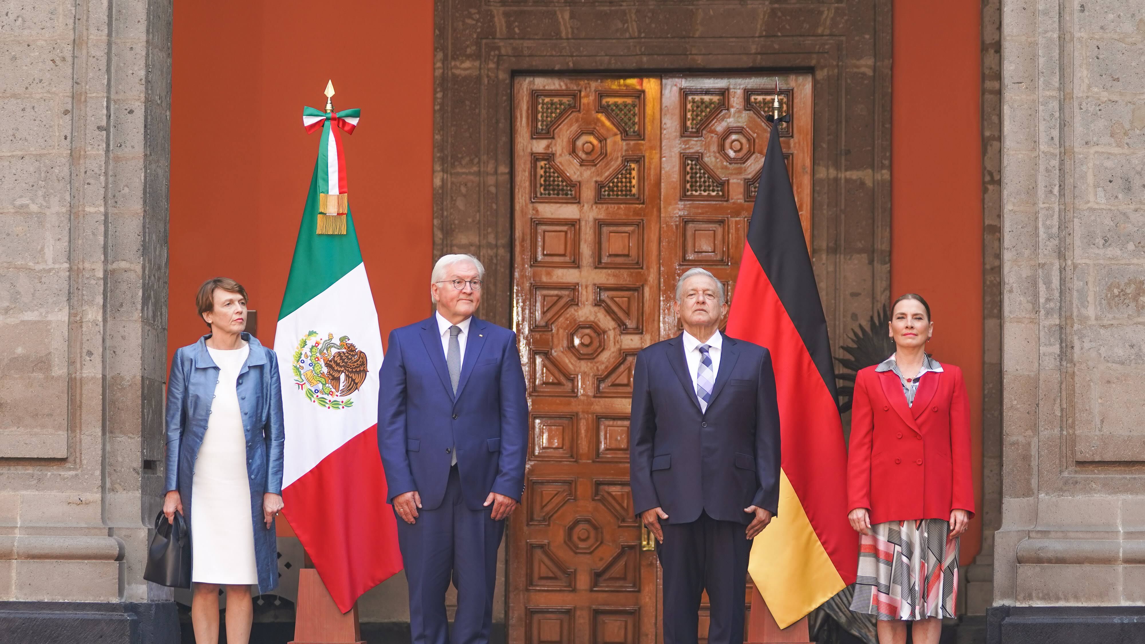 El presidente López Obrador recibió al presidente de Alemania en Palacio Nacional el pasado 20 de septiembre de 2022.