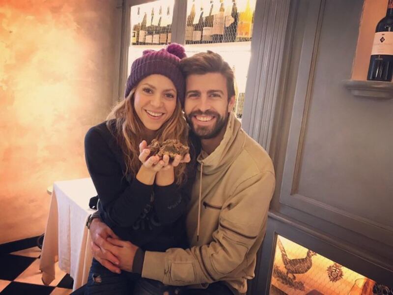Uno de los últimos gestos cariñosos que tuvo Piqué a Shakira en público