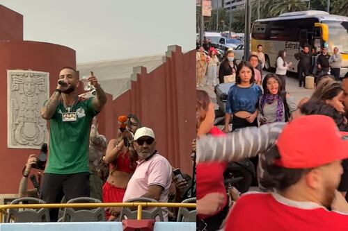 Así fue la penosa pelea entre fans de Maluma por una playera, tras su show sorpresa en el Monumento a la Revolución