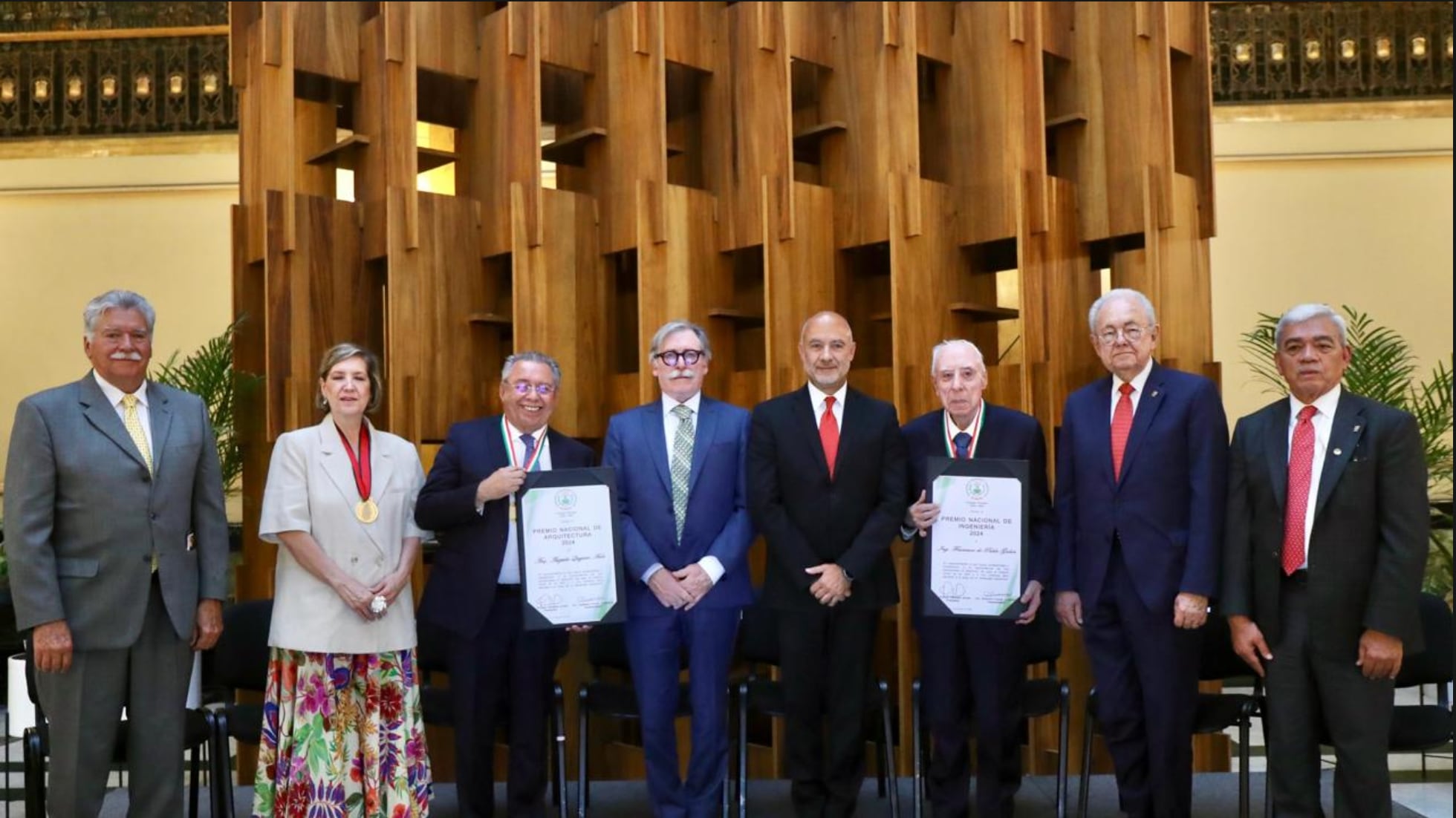 Premios Nacionales de Ingeniería y Arquitectura 2024.