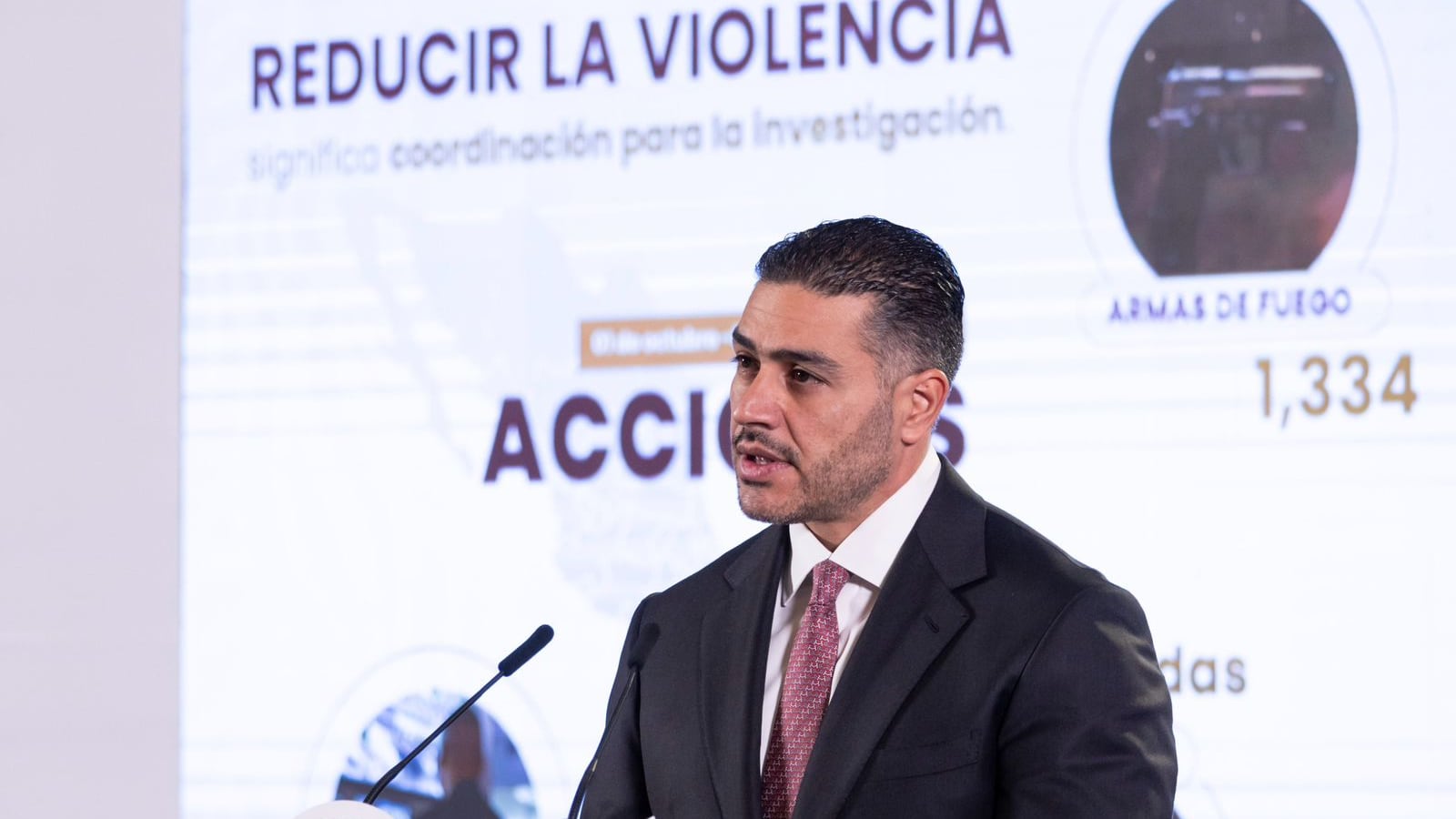 Secretario de Seguridad y Protección Ciudadana, Omar García Garfuch.