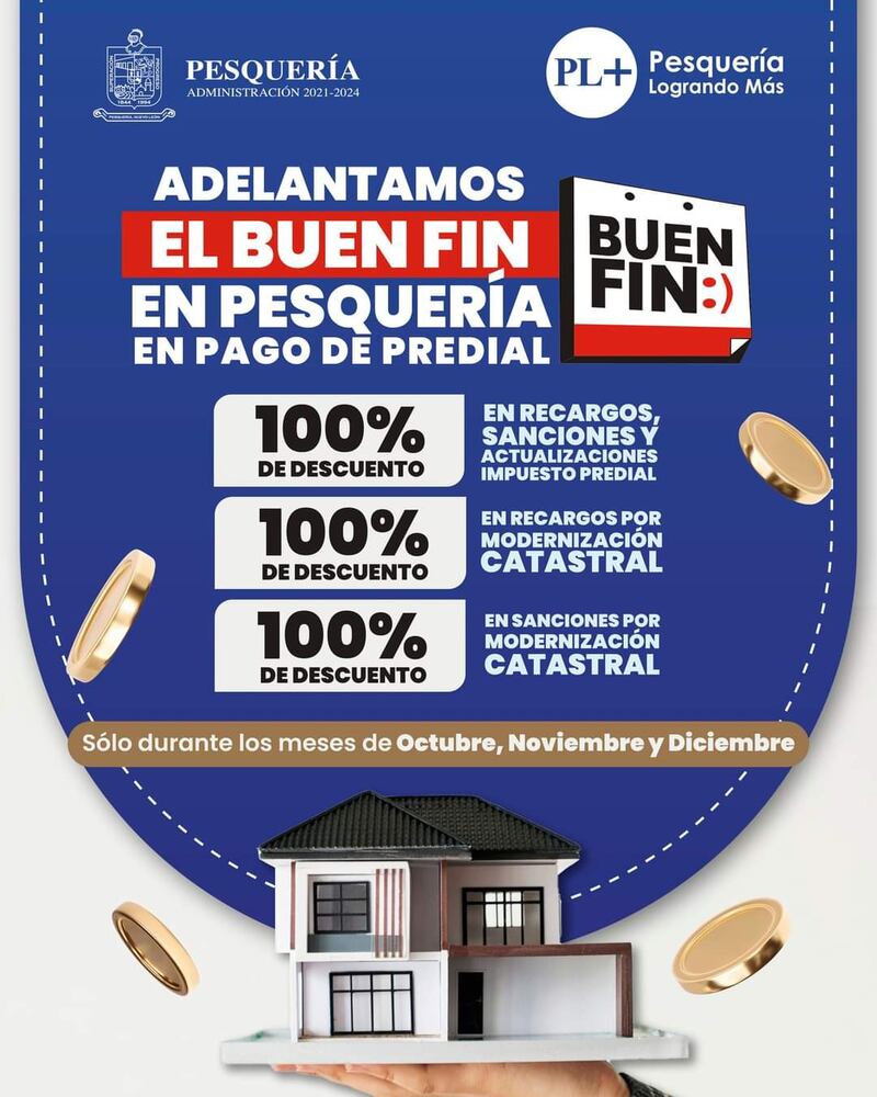 En Pesquería se brindarán descuentos imposibles de perder.