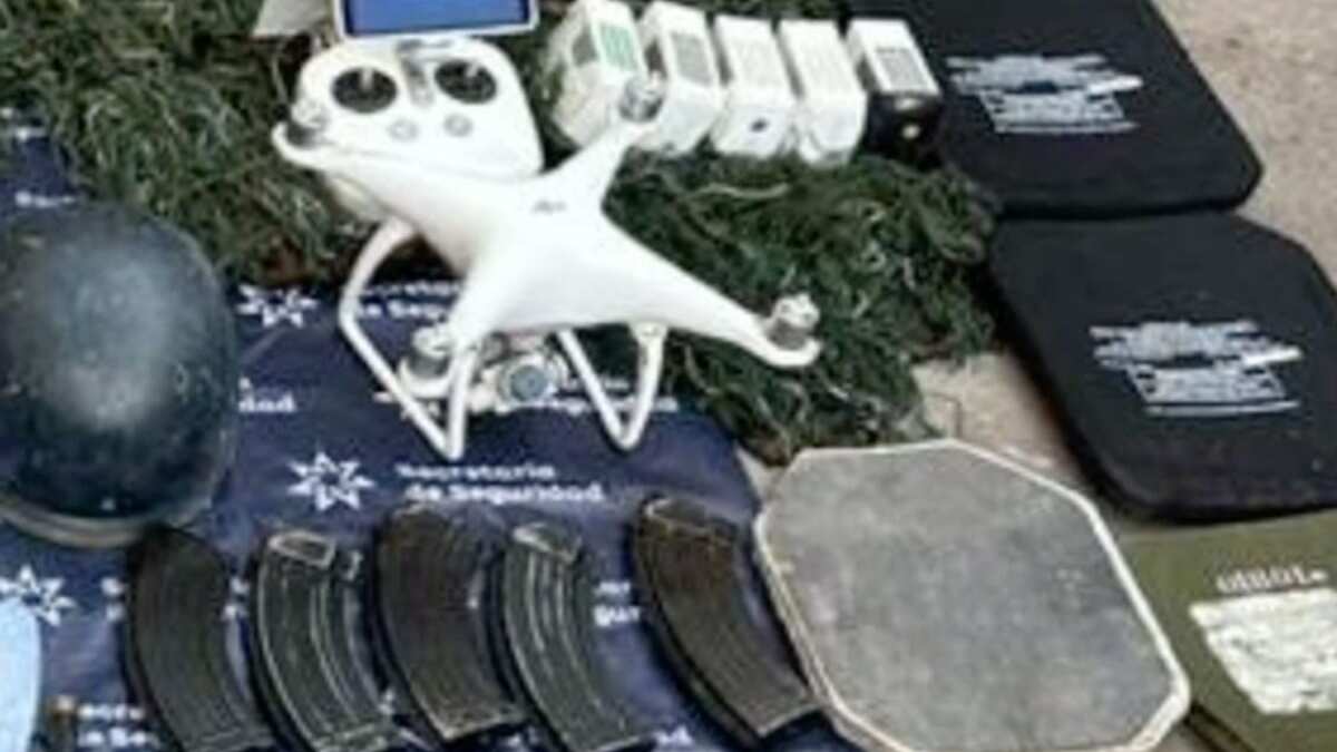 Localizan otro centro de monitoreo clandestino con narcodrones en Teocaltiche, Jalisco.