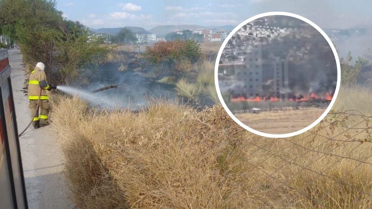 El incendio fue controlado en un terreno colindante al Parque Metropolitano de León; no se registraron daños dentro del área protegida.