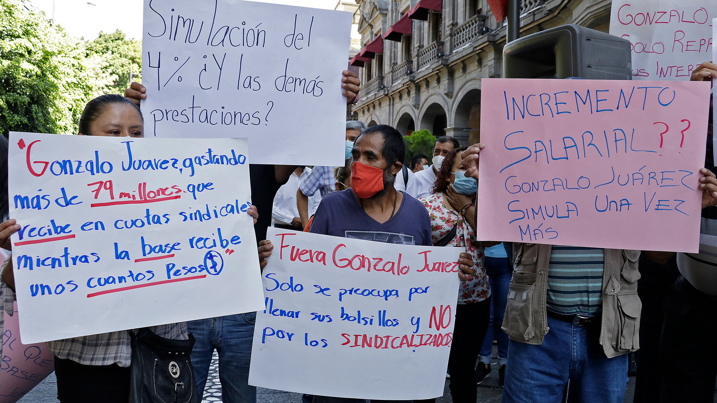 Sindicalizados piden auditoría contra su líder Gonzalo Juárez