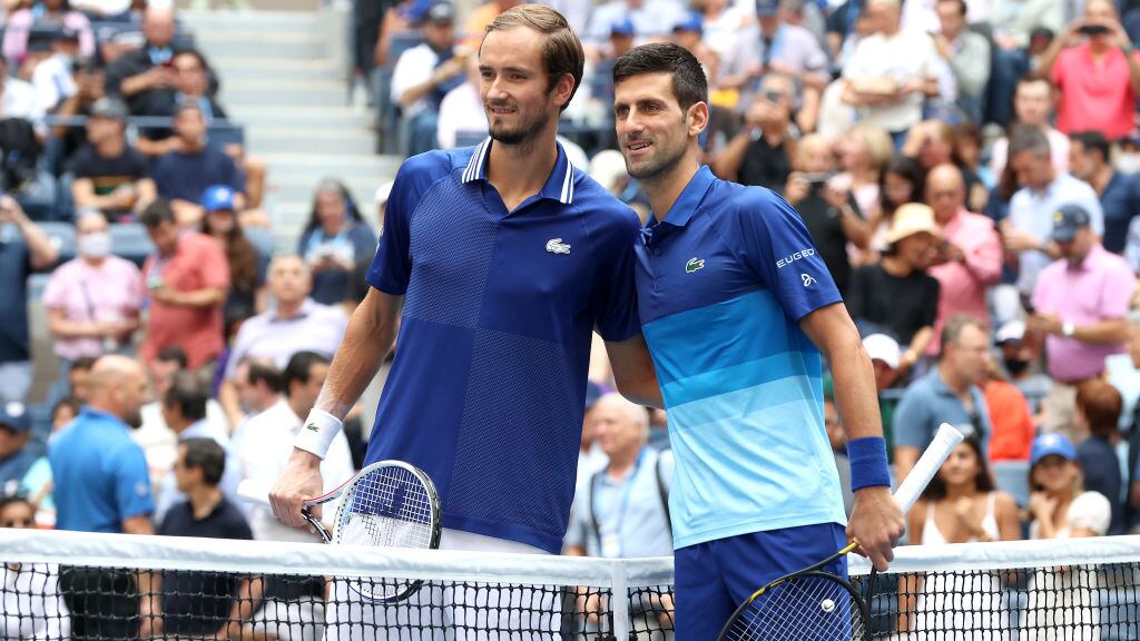 Medveded y Djokovic ya se enfrentaron en la final del US Open en 2021.