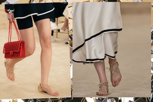 Chanel sorprende con zapatos “invisibles” sin suela… es el diseño que nadie esperaba