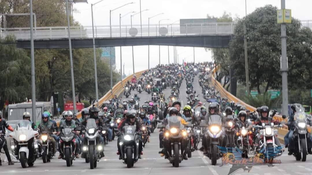Motociclistas Unidos de la Ciudad de México. Foto: Cortesía