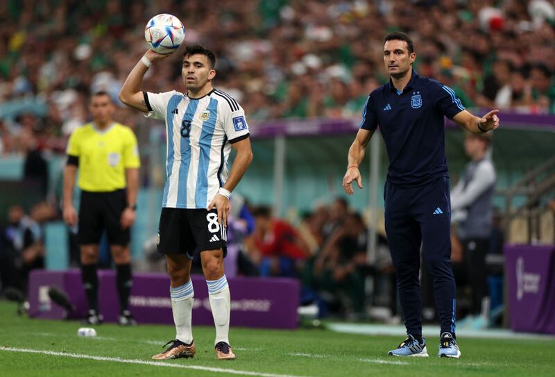 Lionel Scaloni cambió mantuvo a los suyos centrados en el partido