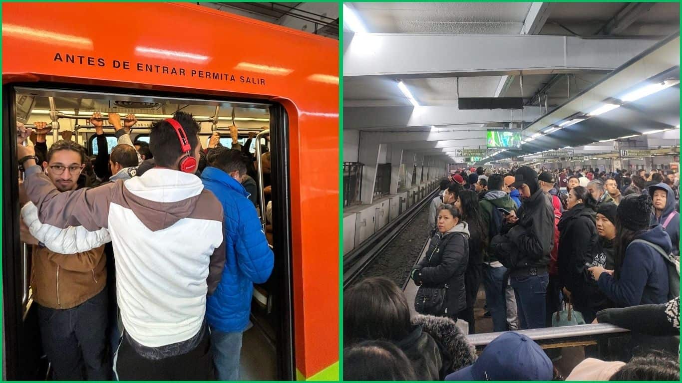 Línea A presenta avance lento de trenes