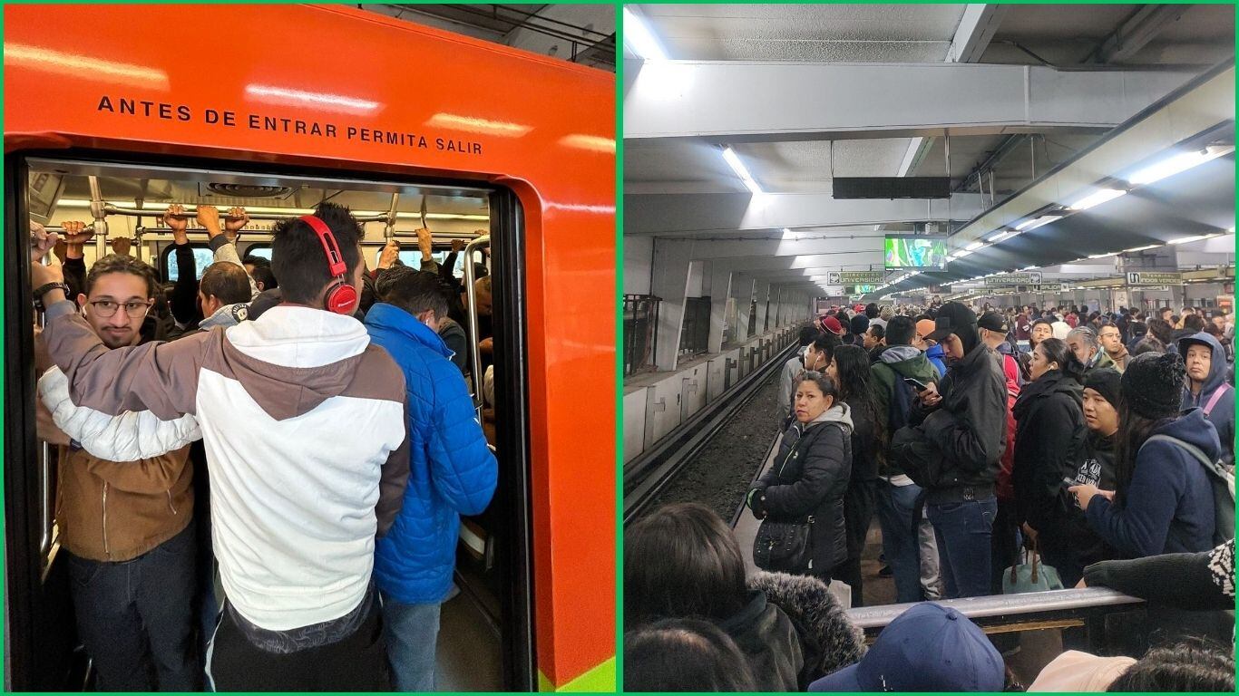 Línea A presenta avance lento de trenes