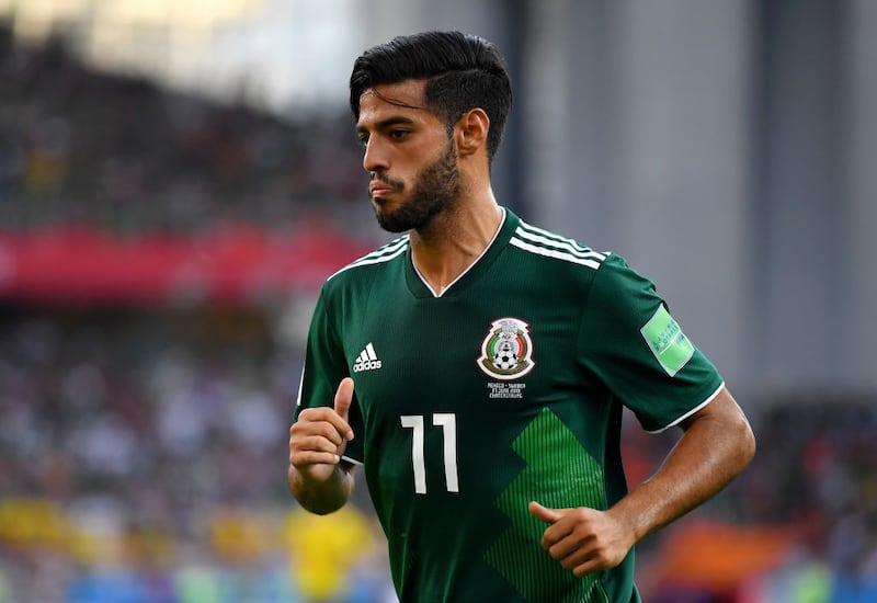 Carlos Vela no juega con la Selección desde 2018