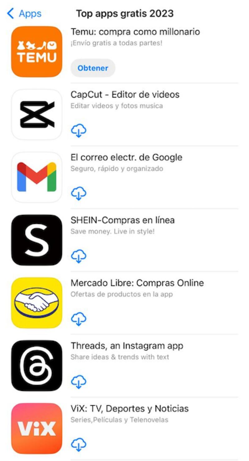 Pese a que Temu se ubica en el primer lugar de descargas, aún cuenta con apenas el 25 por ciento de la lealtad de los usuarios, según la encuesta de Reworth.