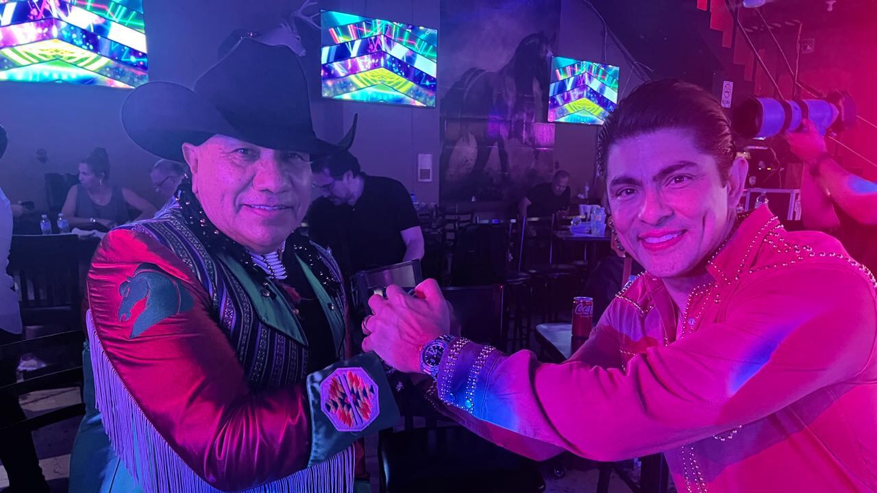 Lupe Esparza y Víctor convivieron antes de la grabación del video.