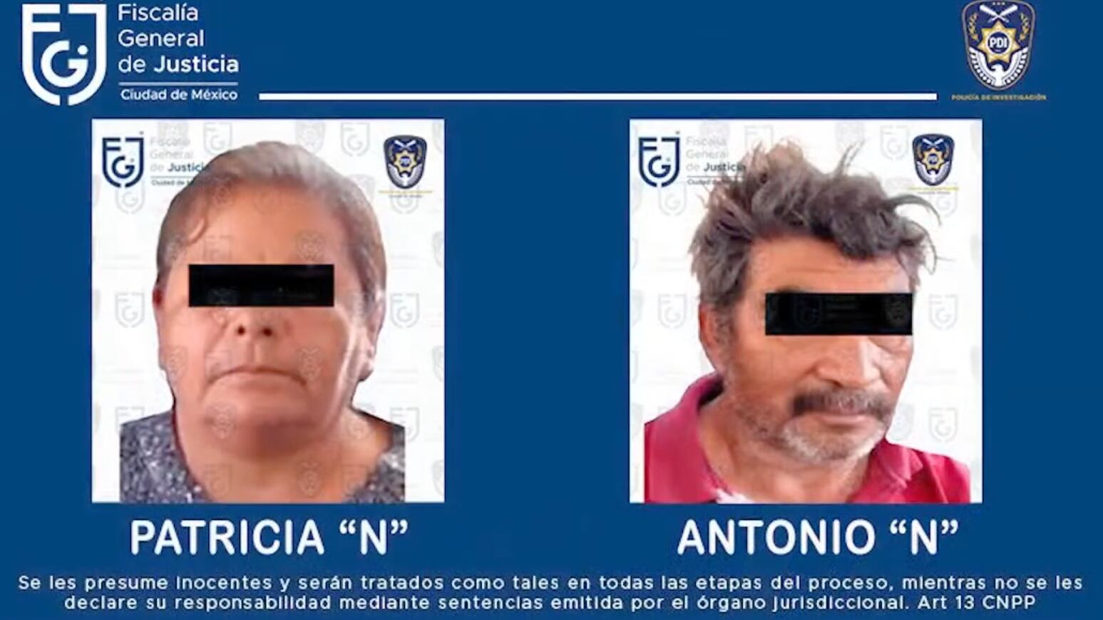 Caso Juana y Lorena detienen a pareja que secuestró a niña hace 27 años
