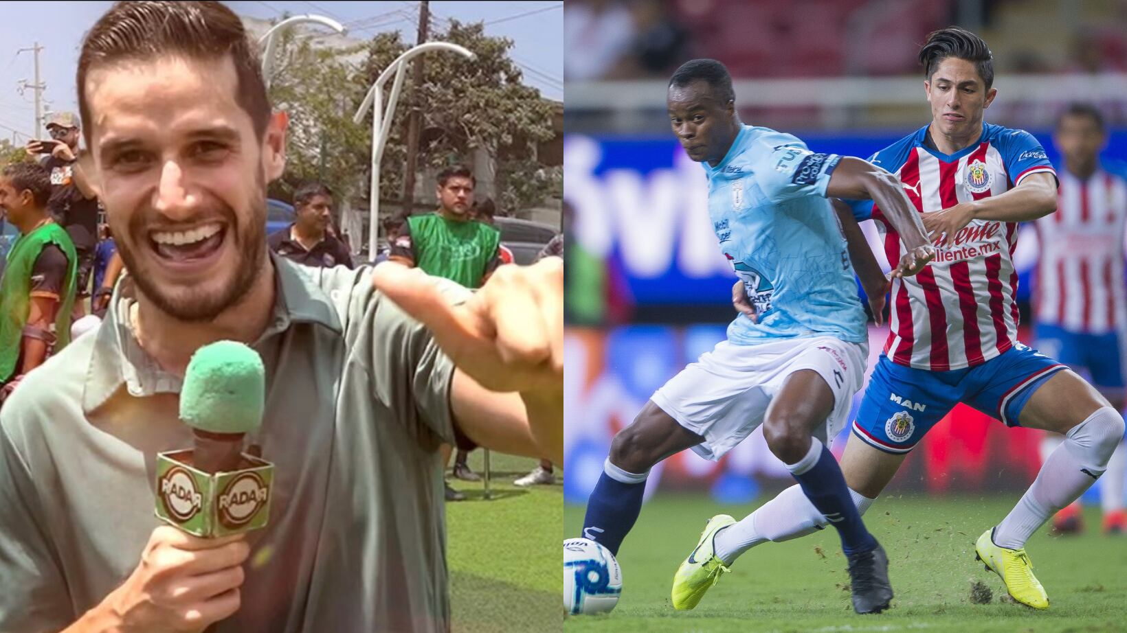 Adrián Marcelo causó polémica por un comentario durante un juego entre Chivas y Pachuca.