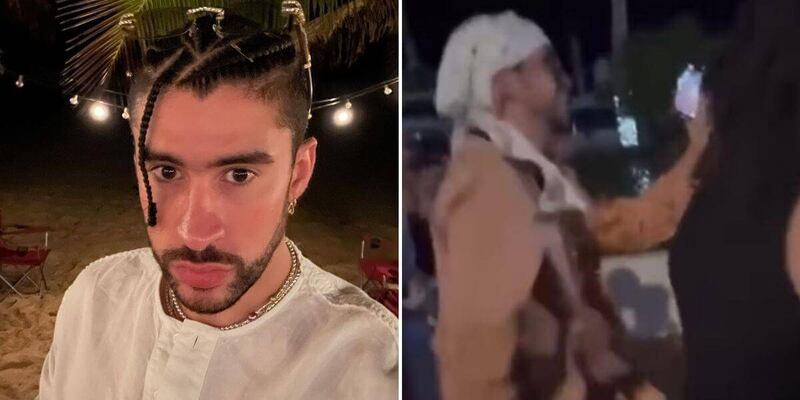 Bad Bunny lanza el teléfono de una fanática