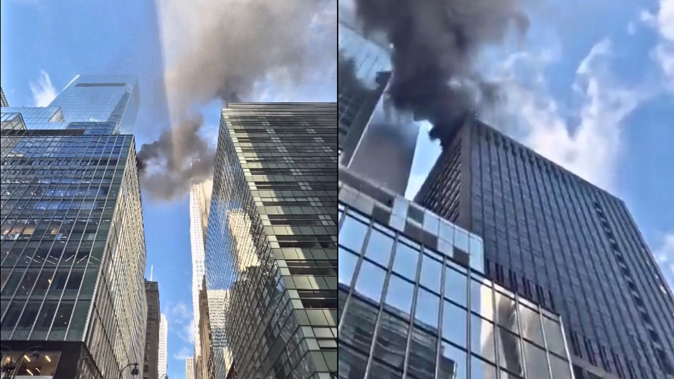 Incendio en edificio de Manhattan
