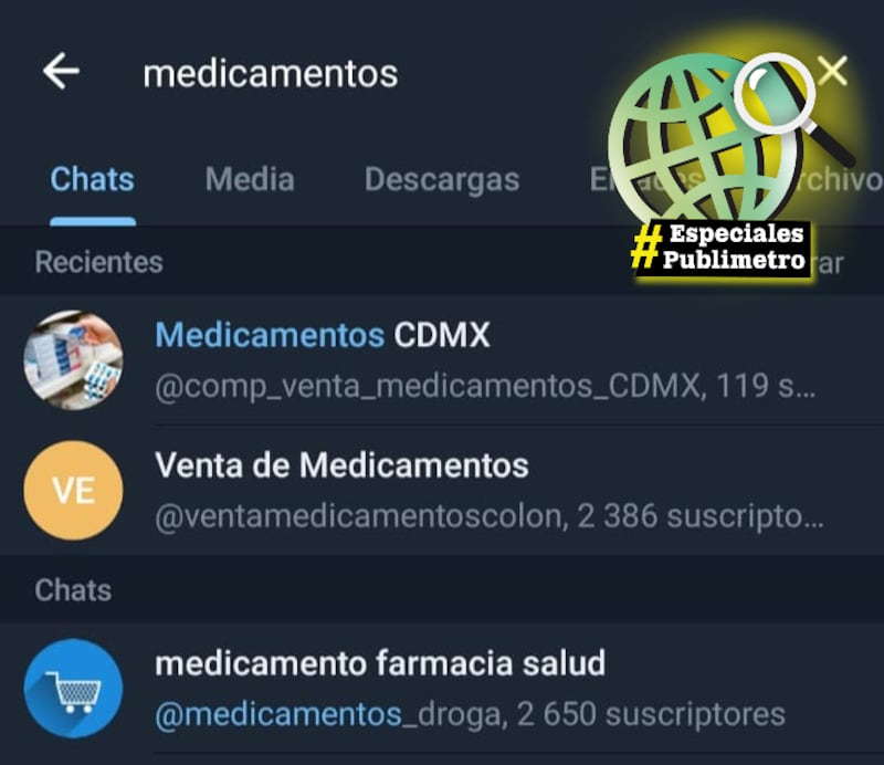 Venta de medicamentos: peligrosos e ilegales en Facebook y Telegram