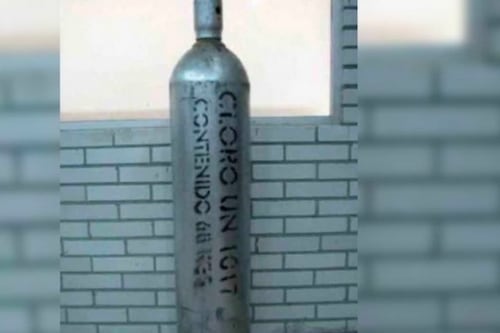 Alerta de la SSPC por robo de cilindro de gas cloro