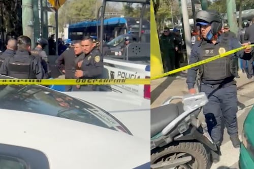 Mata a su pareja de un disparo por la espalda en Churubusco; fuerte operativo policiaco en la zona