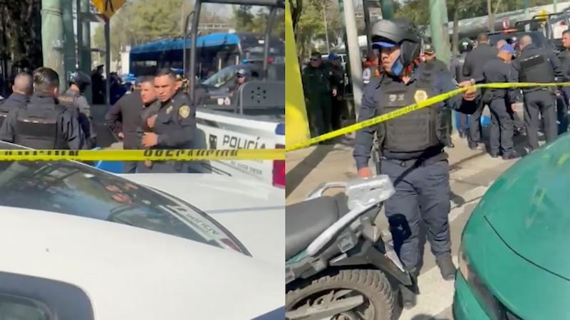 Mata a su pareja de un disparo por la espalda en Churubusco; fuerte operativo policiaco en la zona