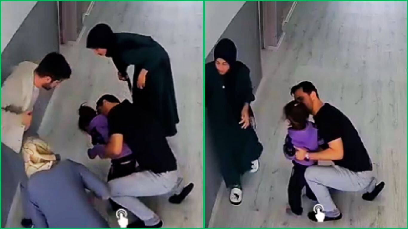 Niña casi se asfixia con una moneda