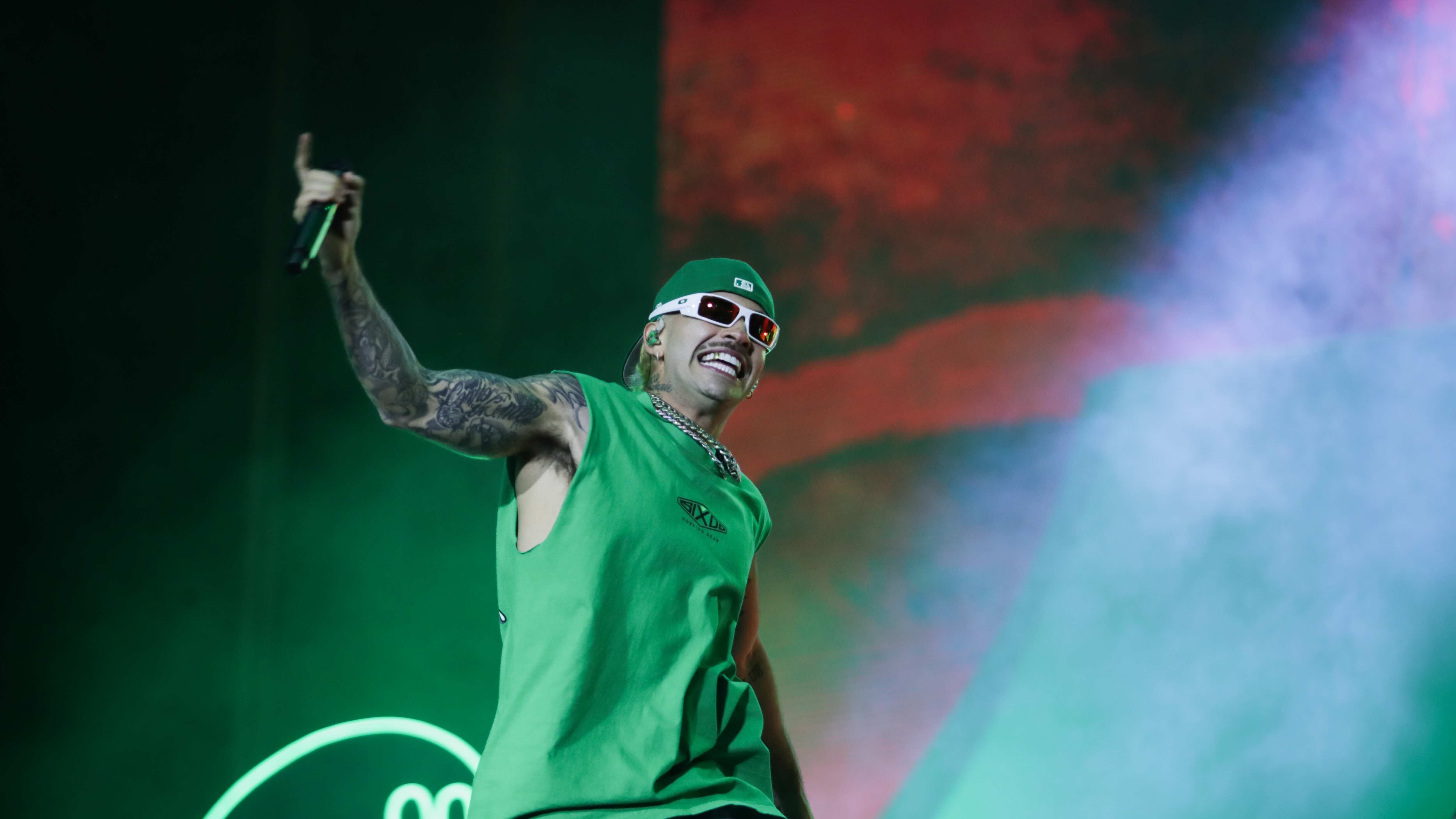FEID, durante su presentación en el Festival Estéreo Picnic, en el Parque Simón Bolívar de Bogotá