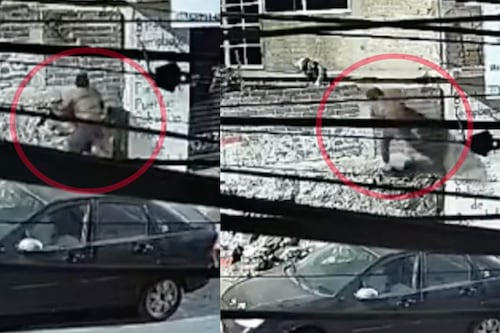 ¿Spider-Man? Ladrón trepa un muro para robar un domicilio en Tlalpan