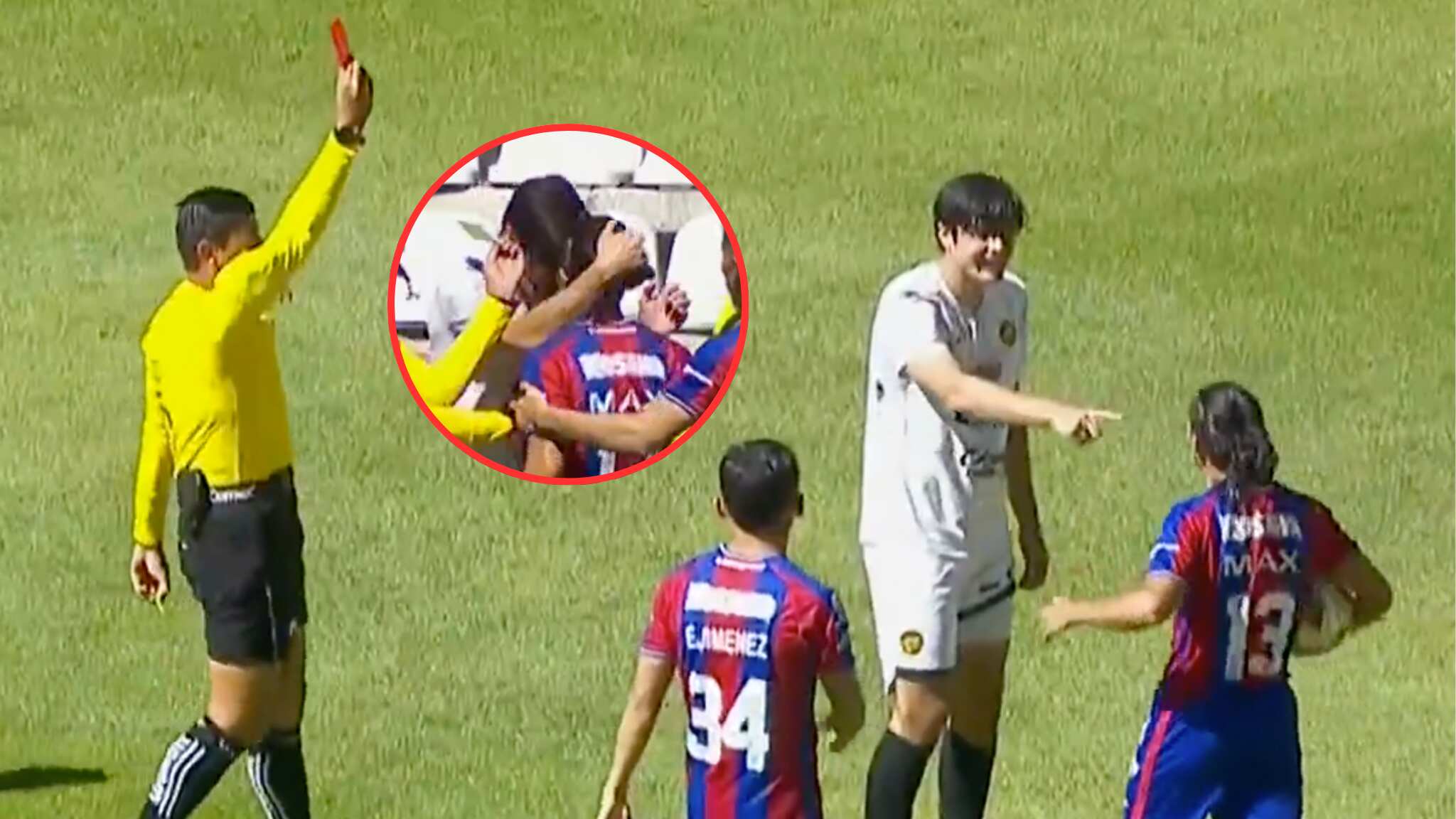 Jugador de Dorados se vuelve loco y le propina un cabezazo al rival