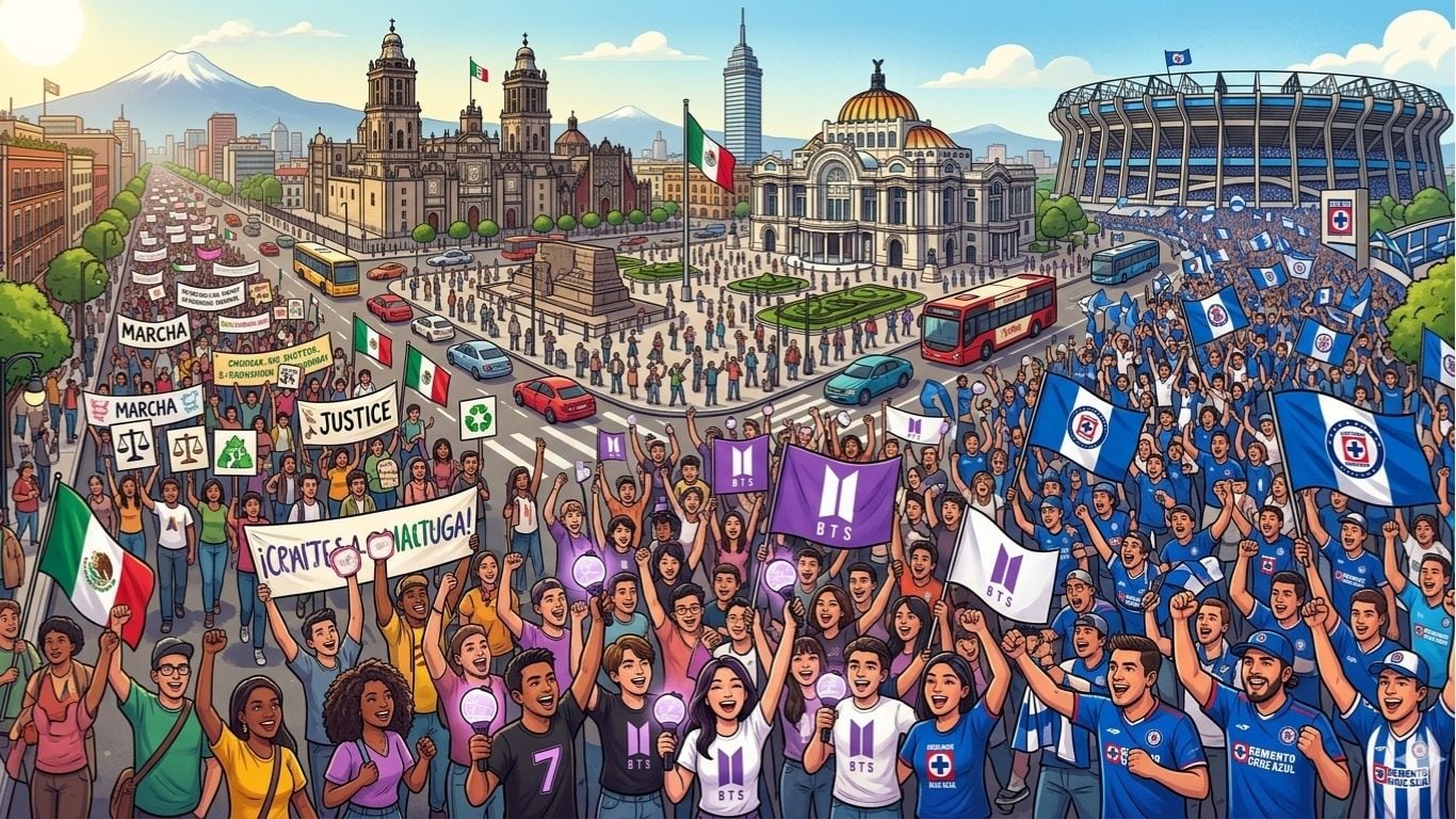Marchas en la CDMX hoy