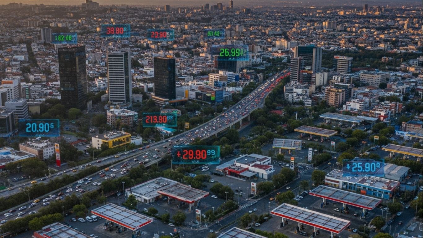 Precios en la gasolina de CDMX