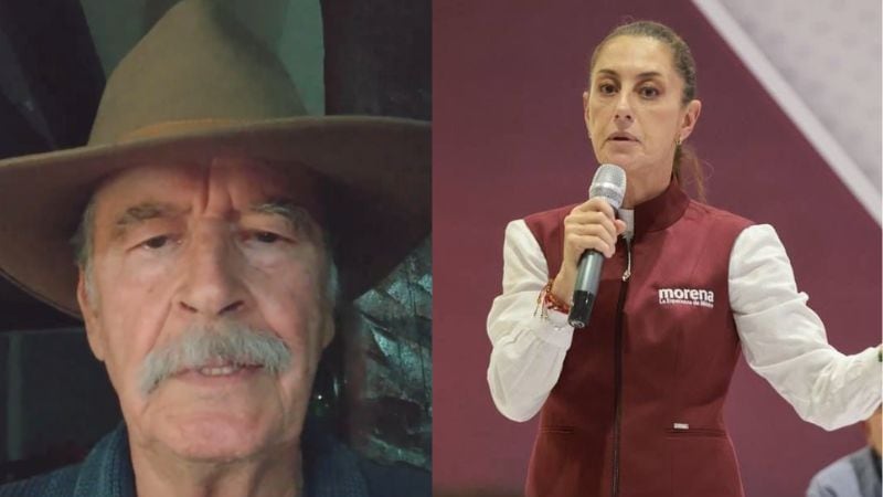 Vicente Fox dice que Claudia Sheinbaum será presidenta de México
