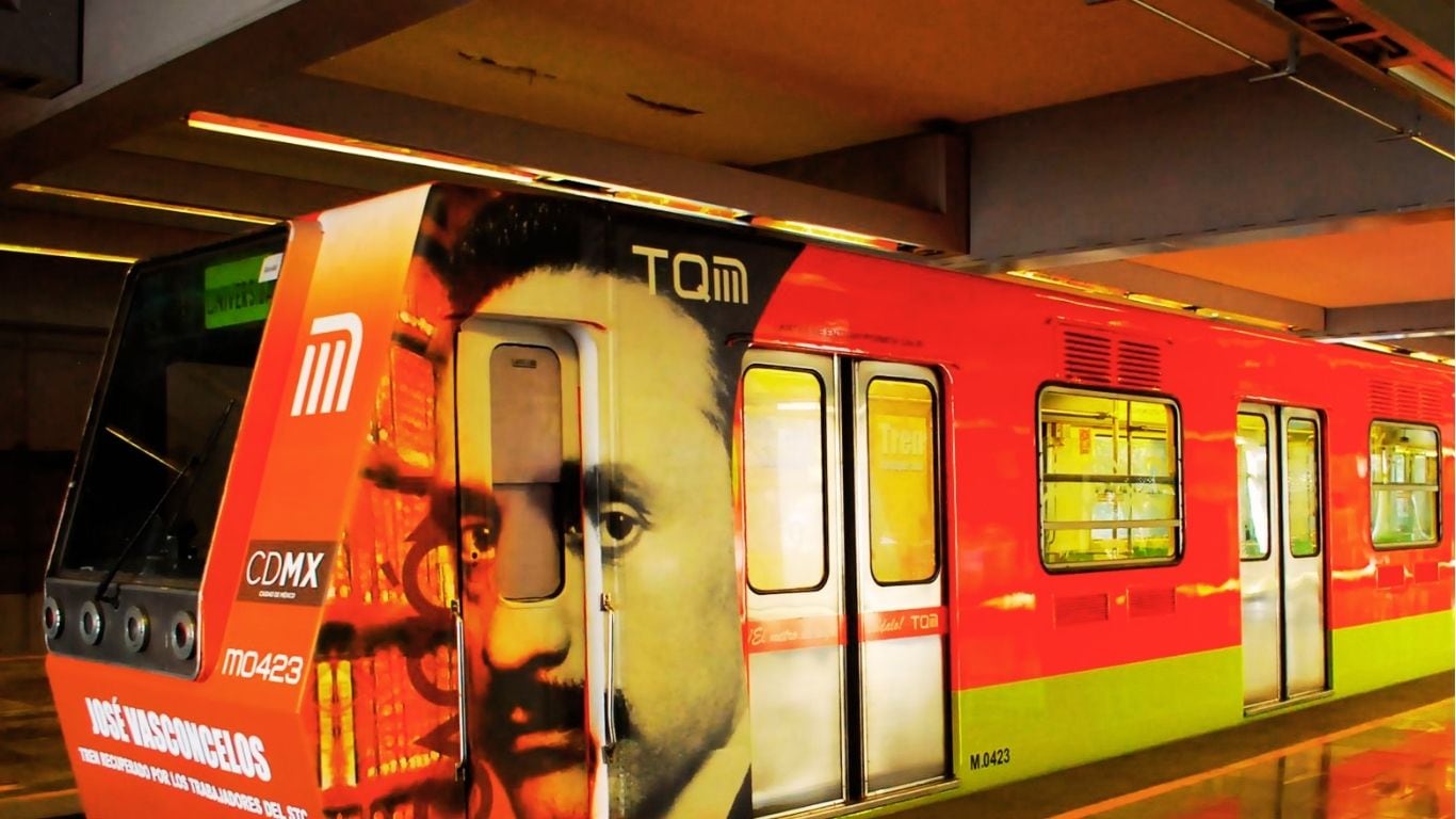 Estación cerrada del Metro CDMX