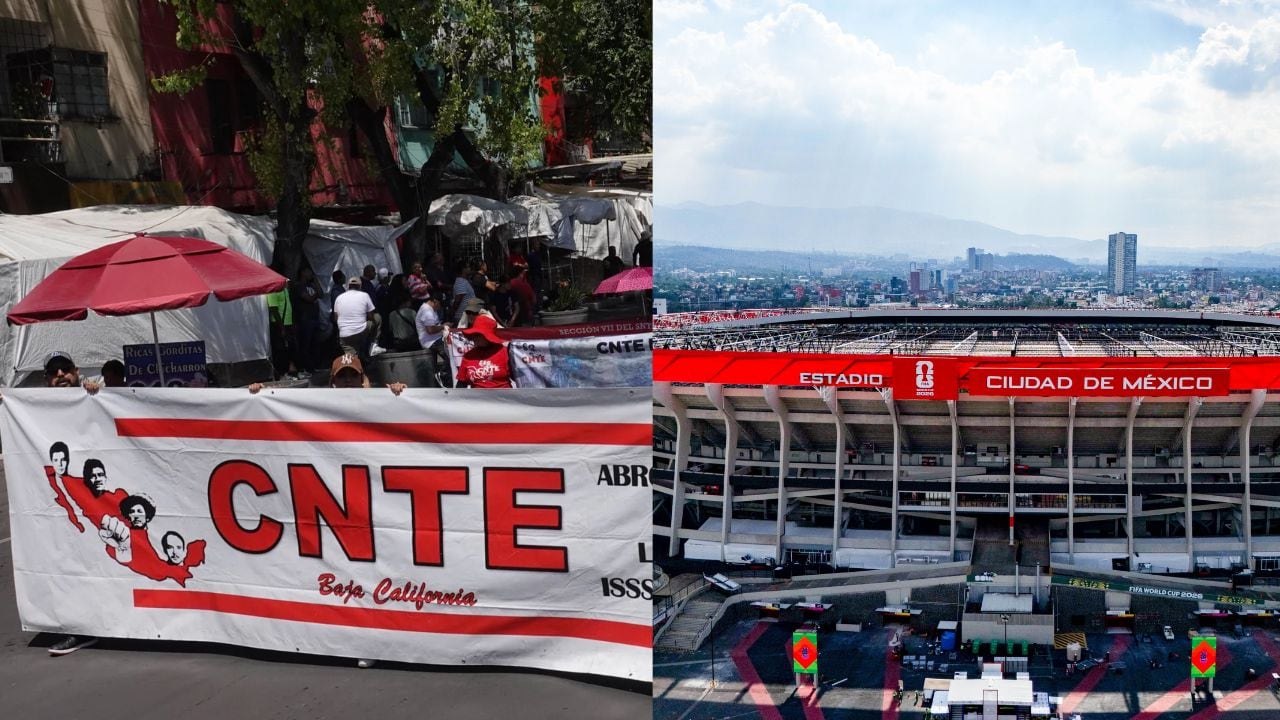 CNTE rumbo al Estadio Ciudad de México