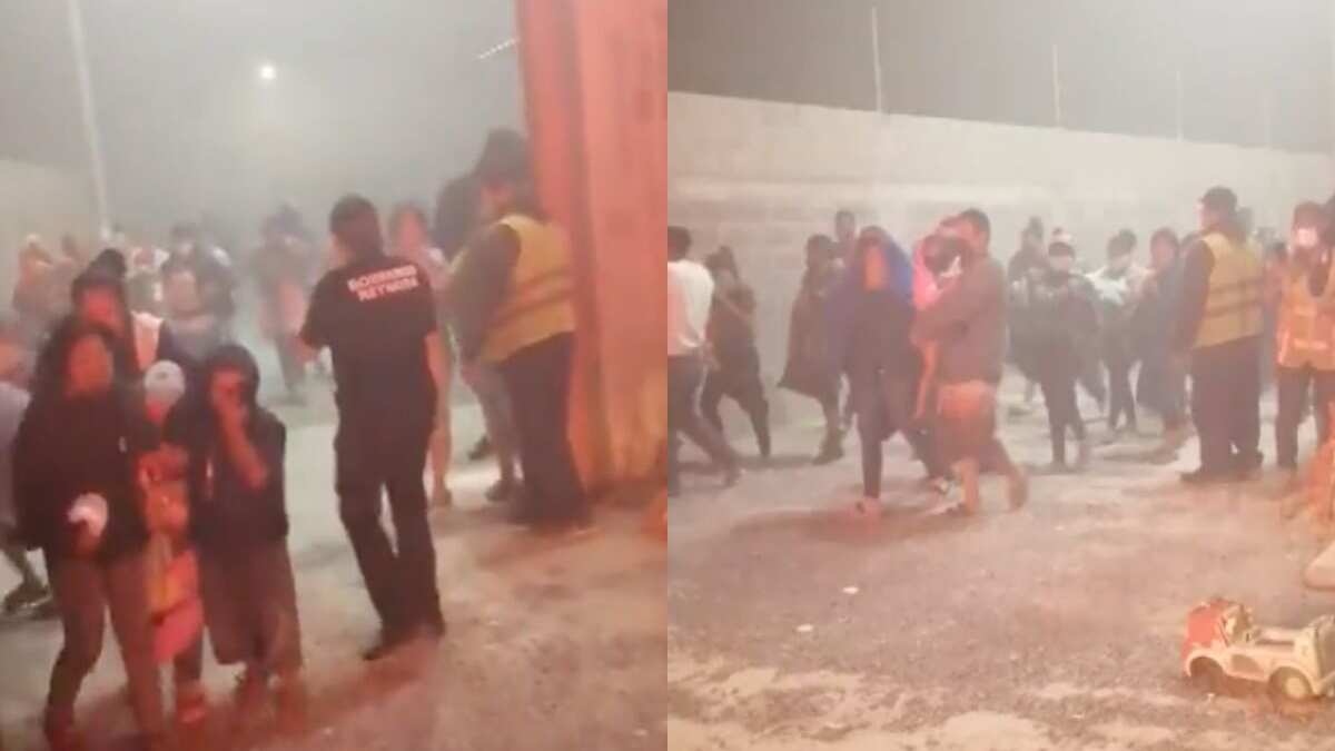 Migrantes intoxicados tras incendio de basurero.